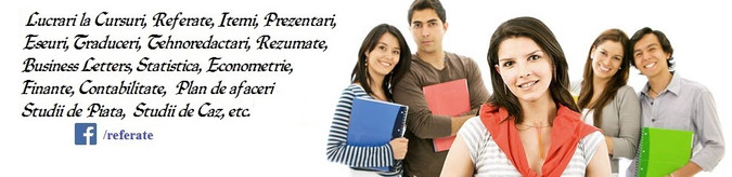 Lucrari la cursuri, #referate, baze de date, rapoarte de practica, prezentari, .... la comanda