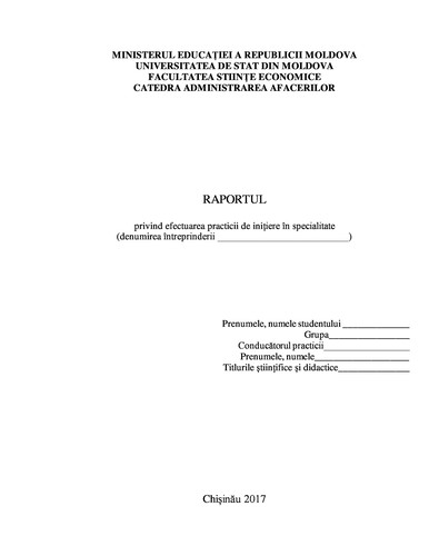 Rapoarte de practica, analize economico-financiare, corectari
